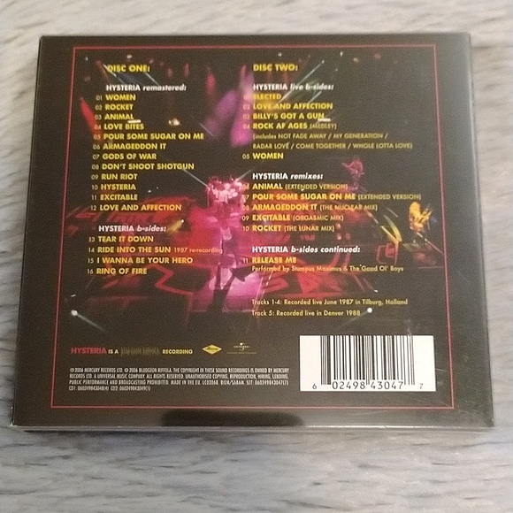 EUC Def Leppard 'Hysteria' Deluxe Edition Double CD - Picture 2 of 12